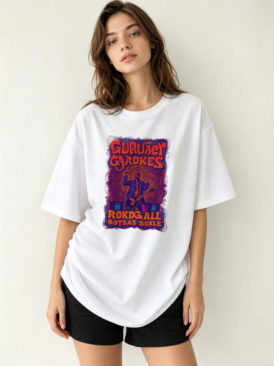 Korean Lifestyle & Kids Boutique - Kaos Musim Panas Ringan Bernapas Basic