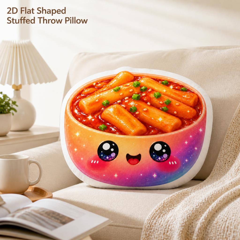Bantal Plush Tteokbokki Kawaii - Tteokbokki Rice Cake ulasan dan harga