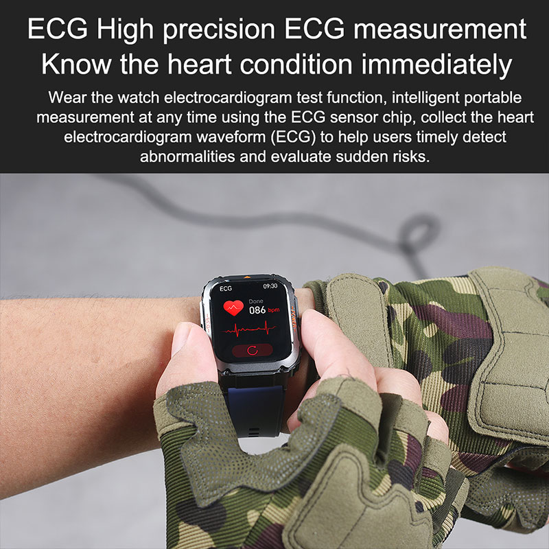 GEJIAN ECG+PPG Jam Tangan Pint - Korean Health Lifestyle ulasan dan harga